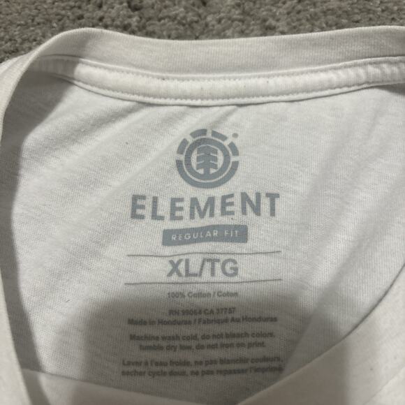 Element Skateboarding T-Shirt White Streetwear Size XL - Picture 2 of 5